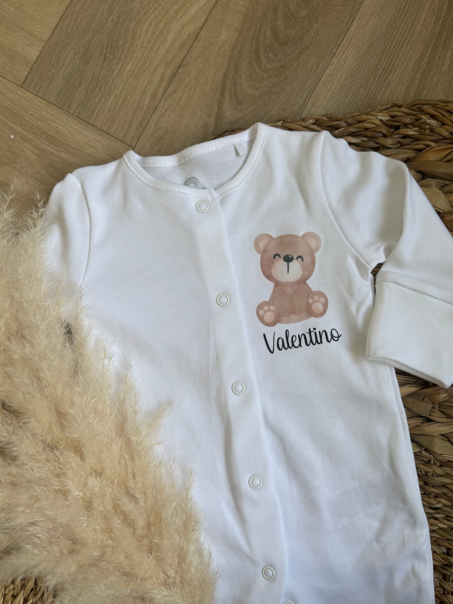 Pyjama en coton 1 mois - Ourson - Valentino