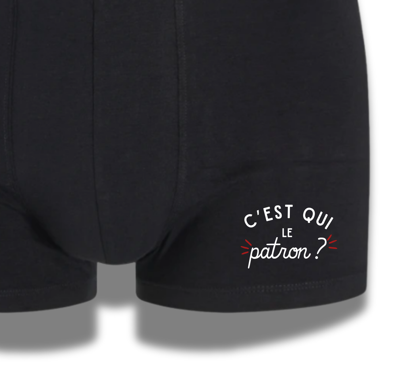Caleçon "C'est qui le patron ?"