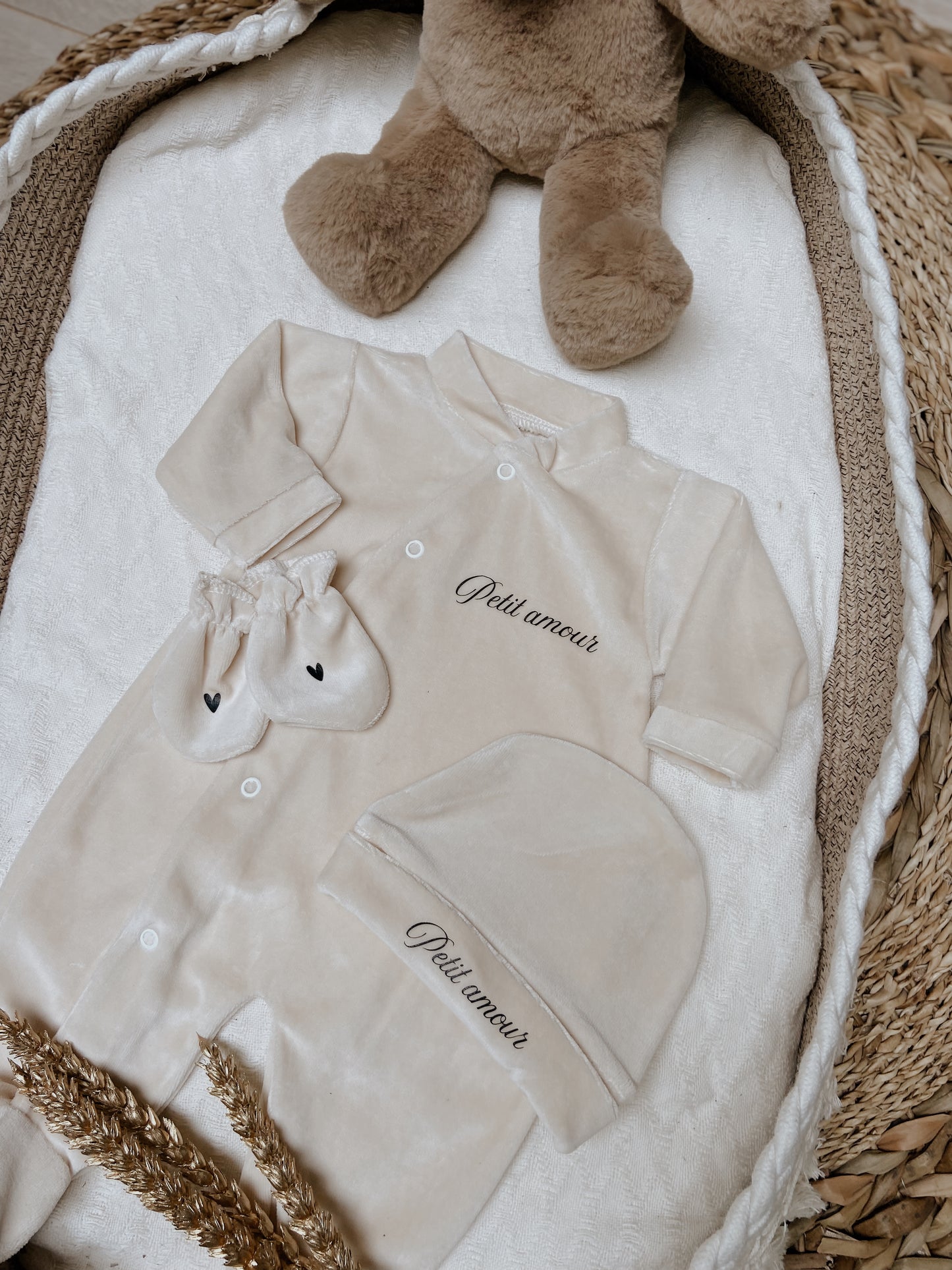 Ensemble 3pc en velours