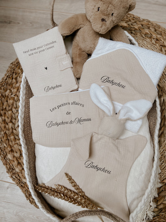 Protège-carnet de santé en gaze