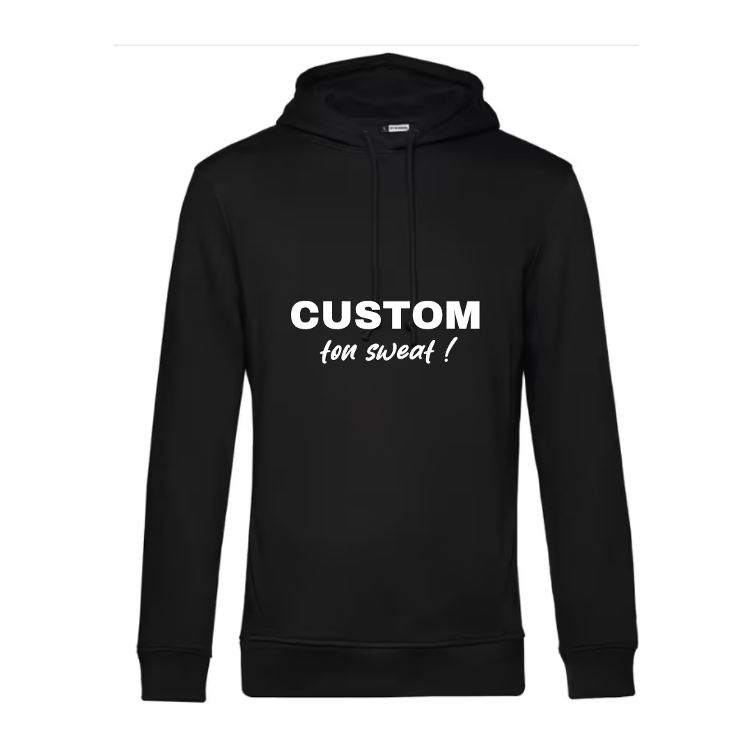 Sweat à capuche adulte noir