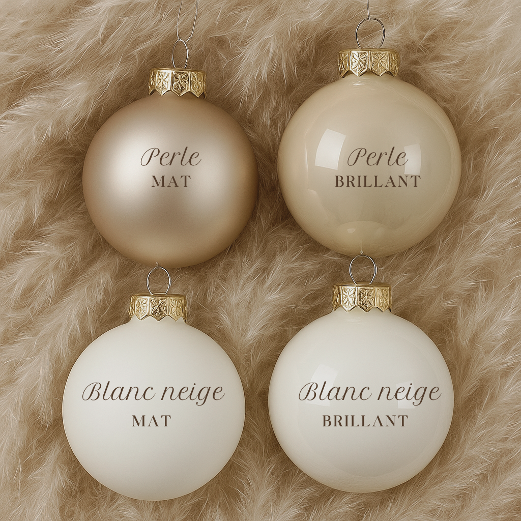 Boule de Noël en verre 10cm