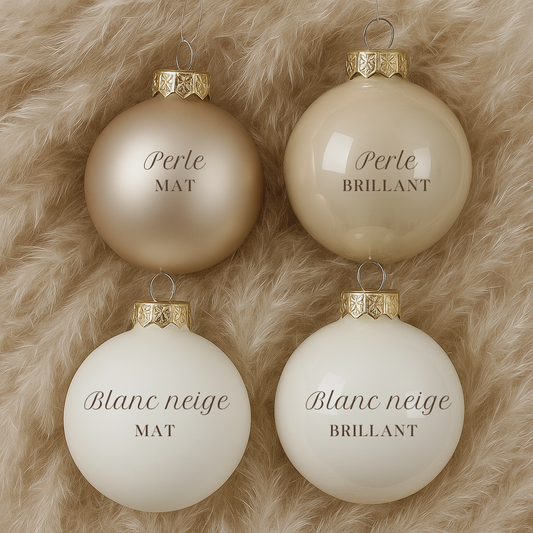 Boule de Noël en verre 10cm