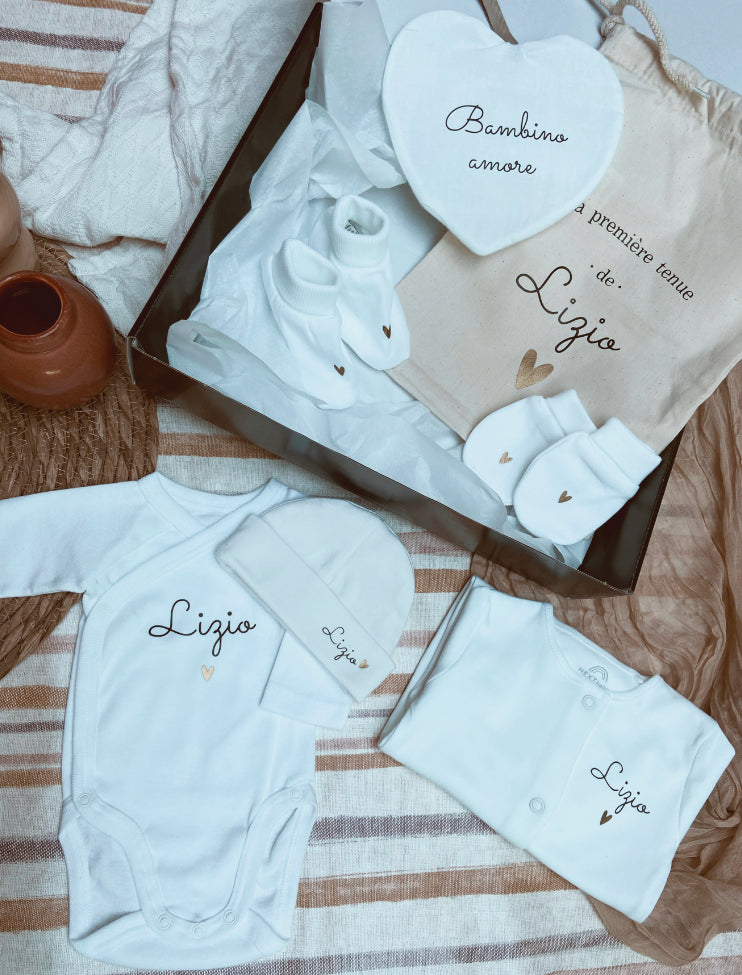 La box naissance : l'essentiel en coton