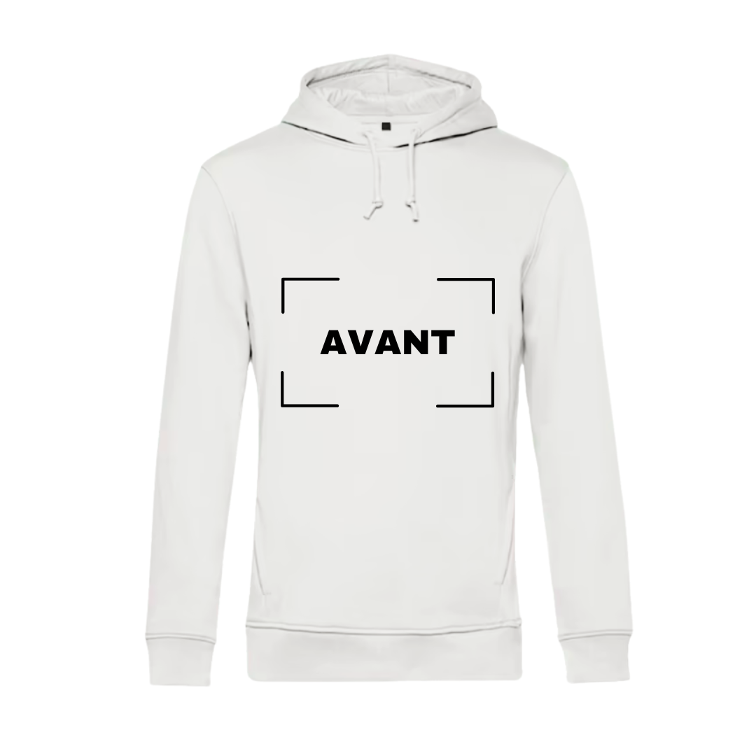Sweat à capuche adulte blanc