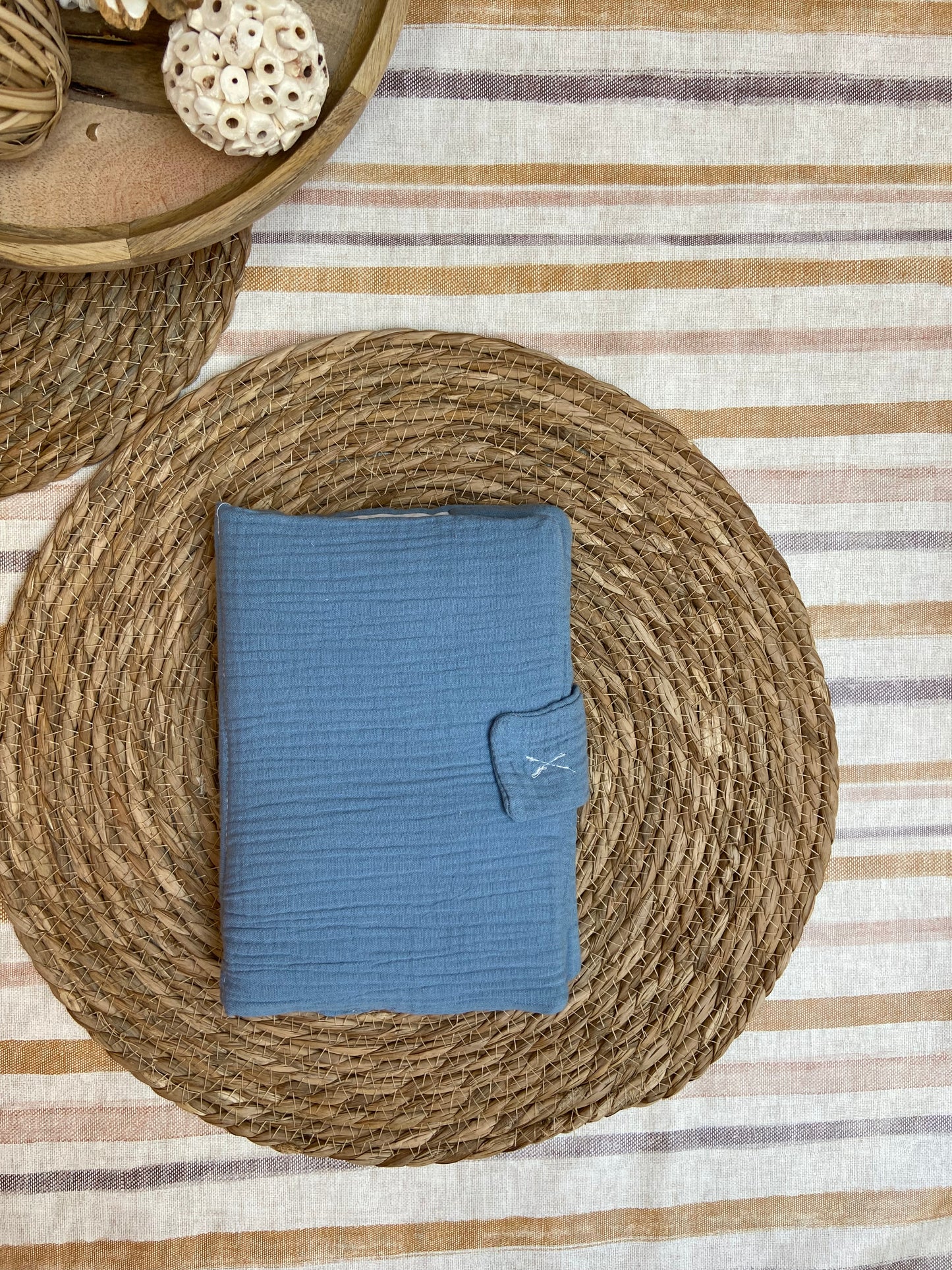 Protège carnet en gaze