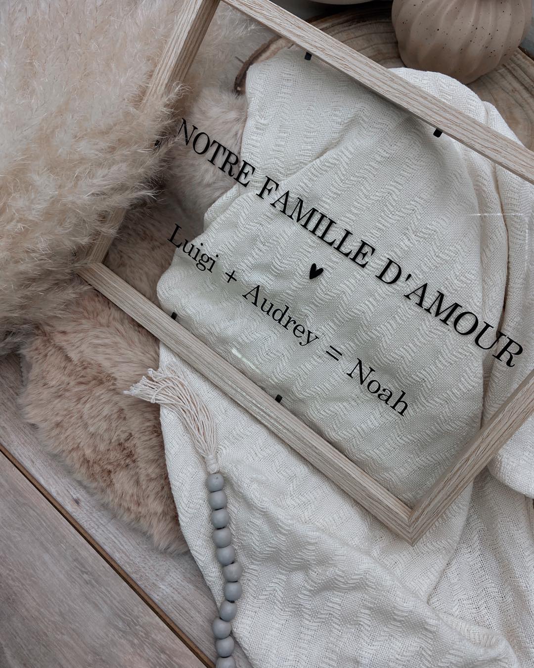 Cadre A4 - Notre famille d'amour