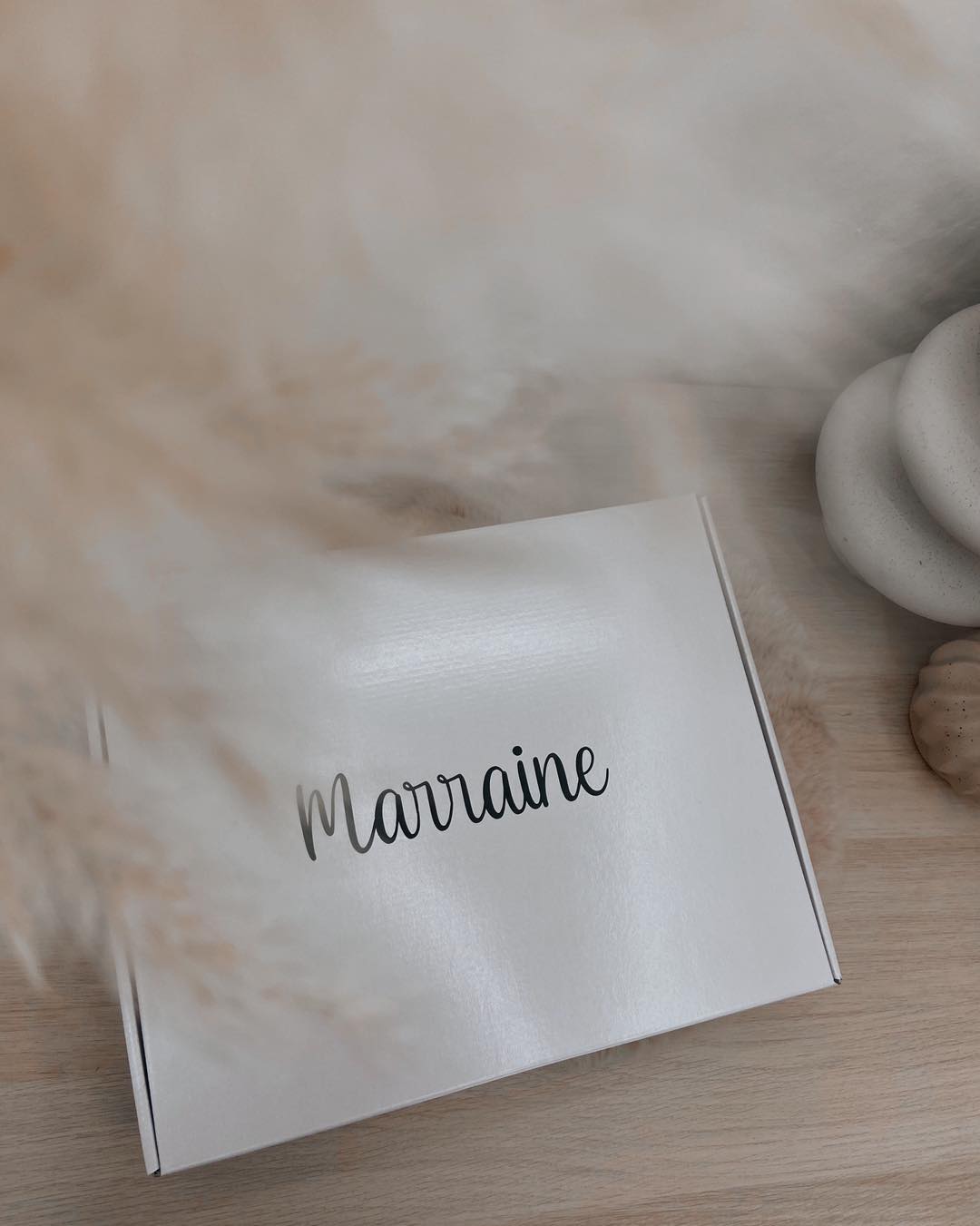 Coffret cadeau beige