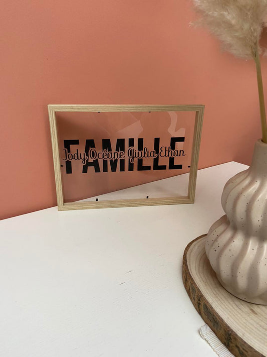 Cadre A4 – mots entremêlés