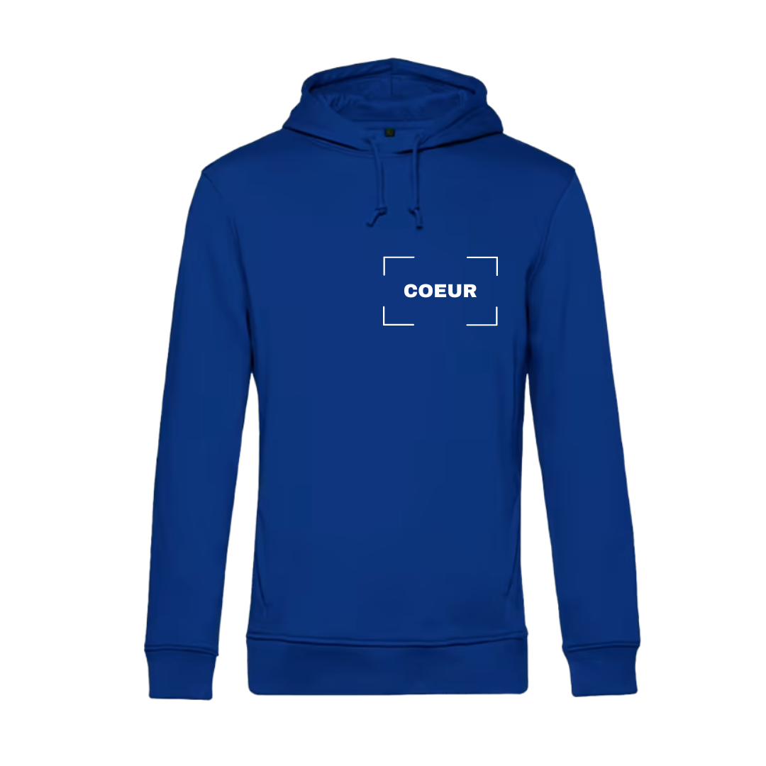 Sweat à capuche adulte bleu royal