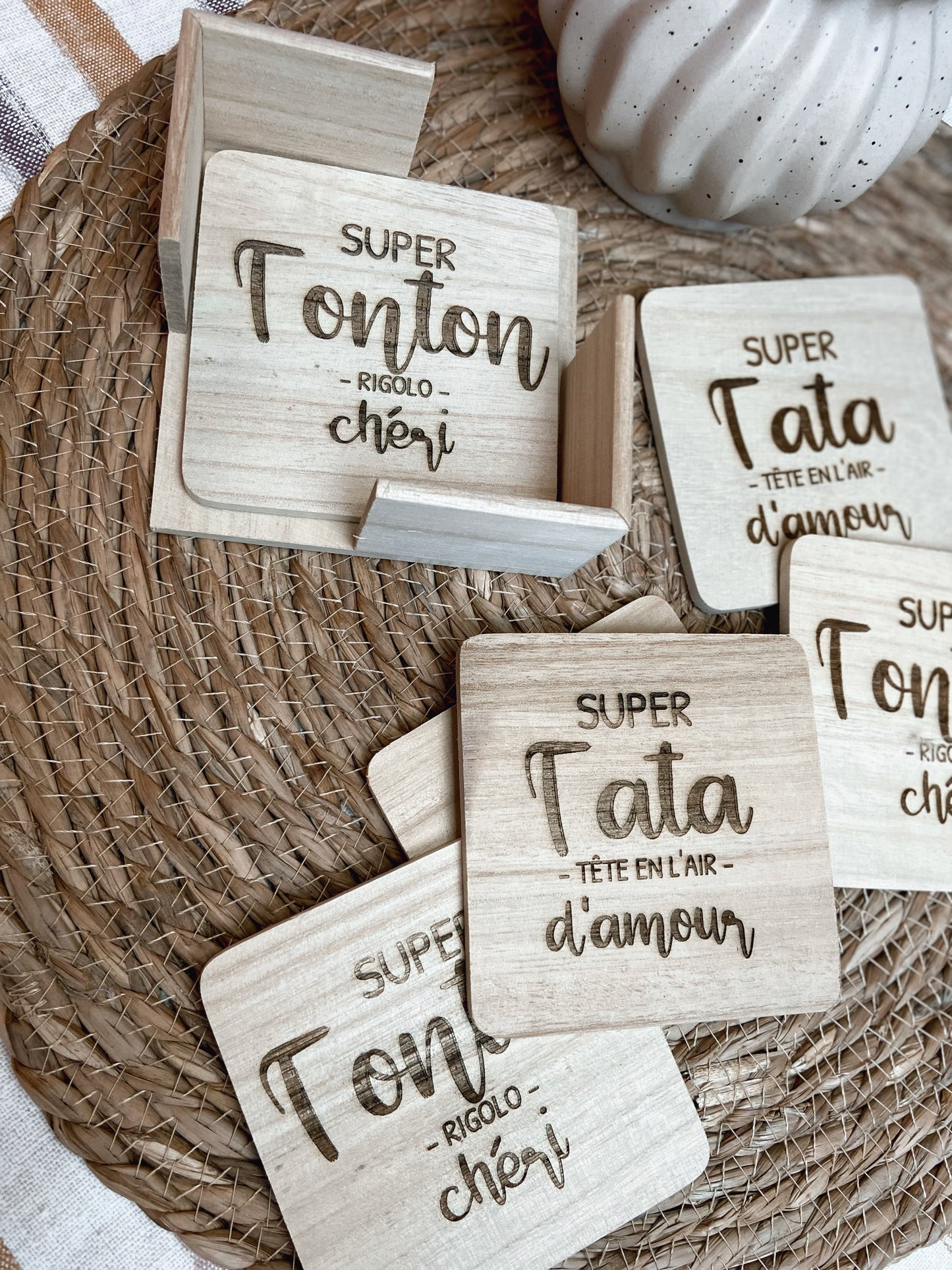 Sous-verres avec socle