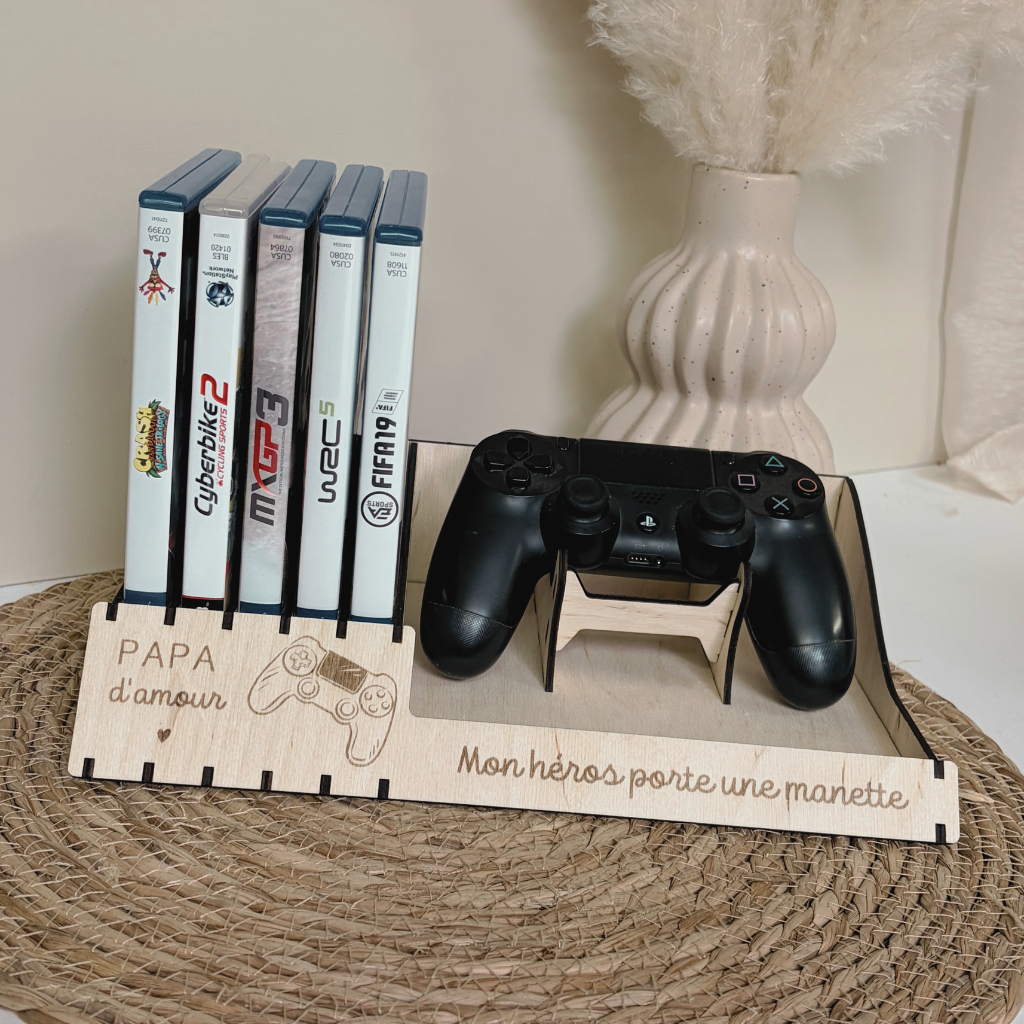 Support pour manette & jeux de PS