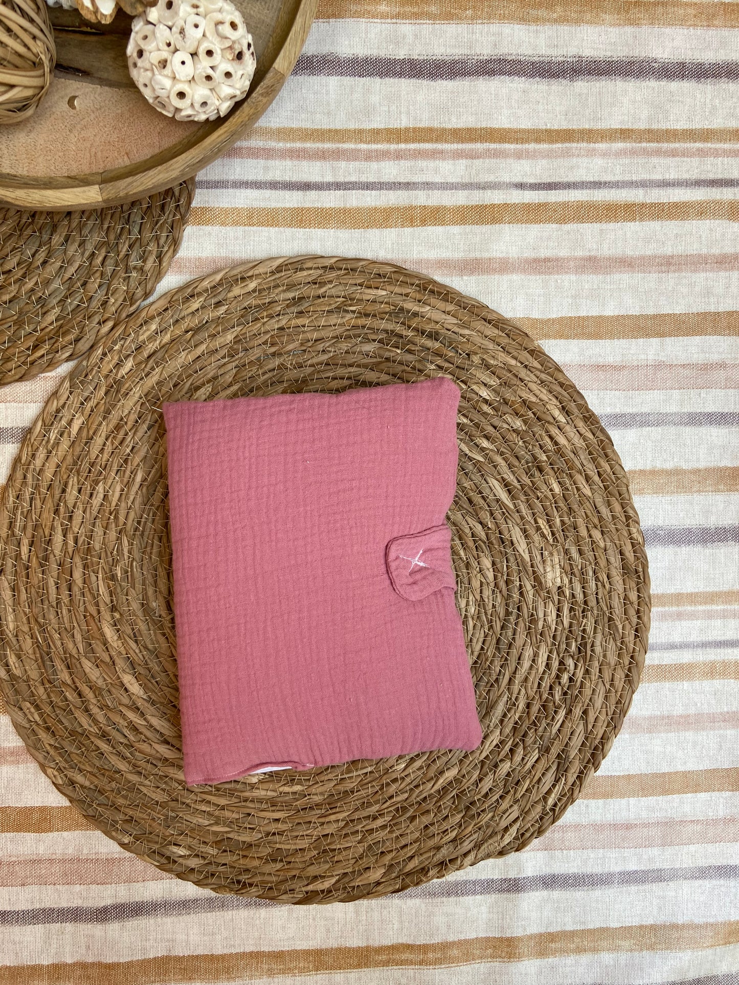Protège carnet en gaze