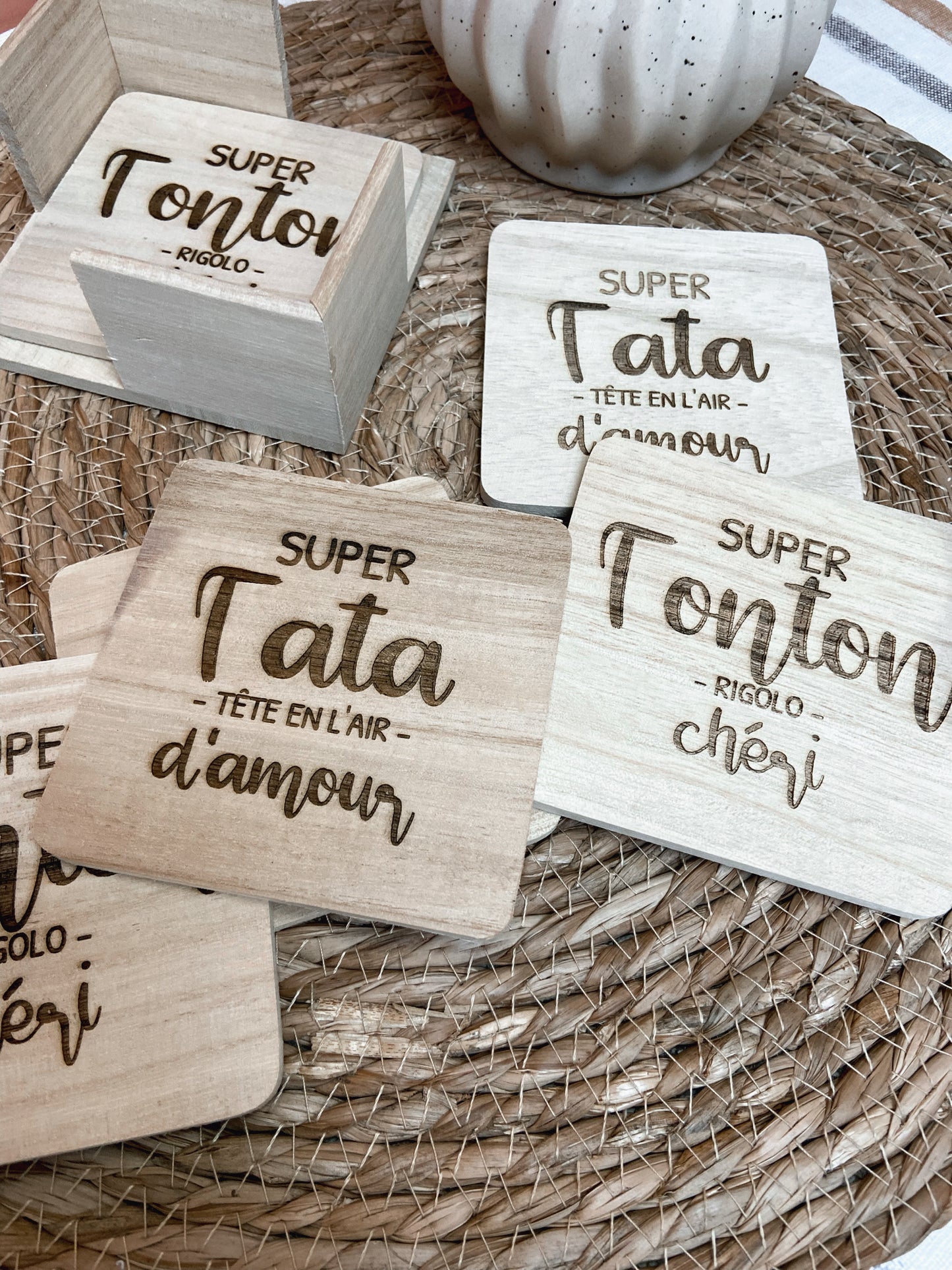 Sous-verres avec socle