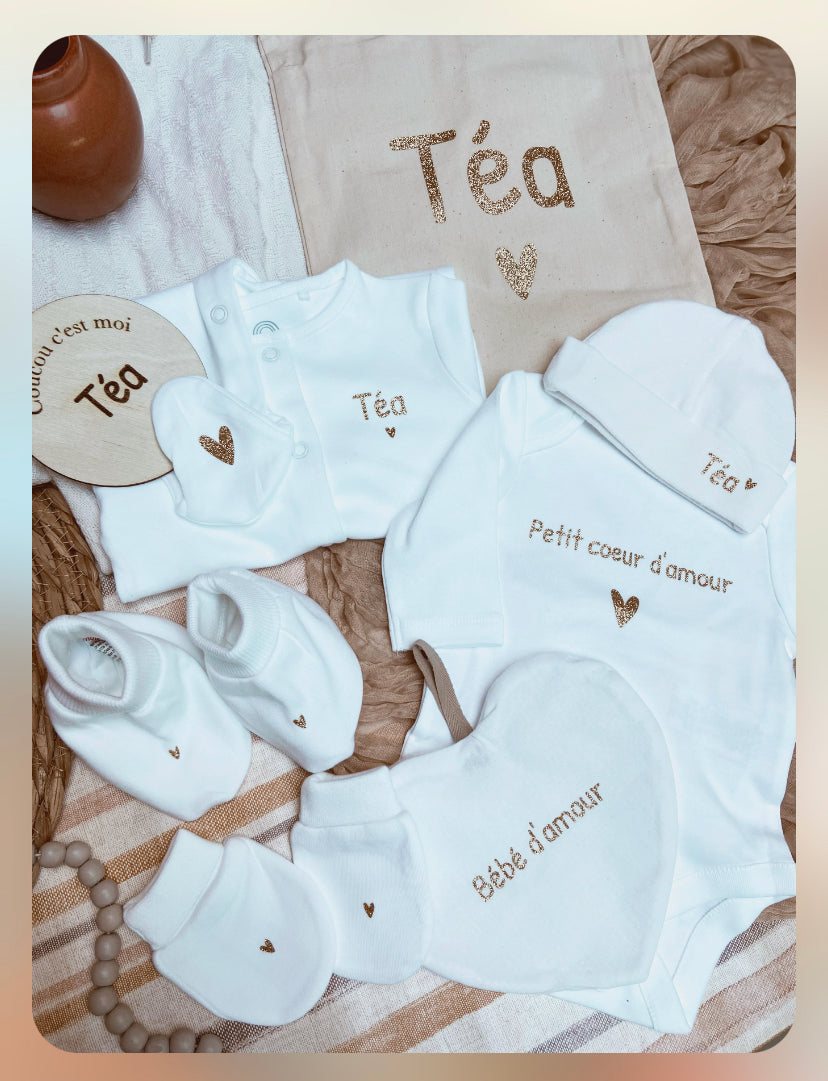 La box naissance : l'essentiel en coton