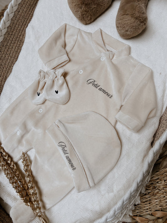 Ensemble 3pc en velours