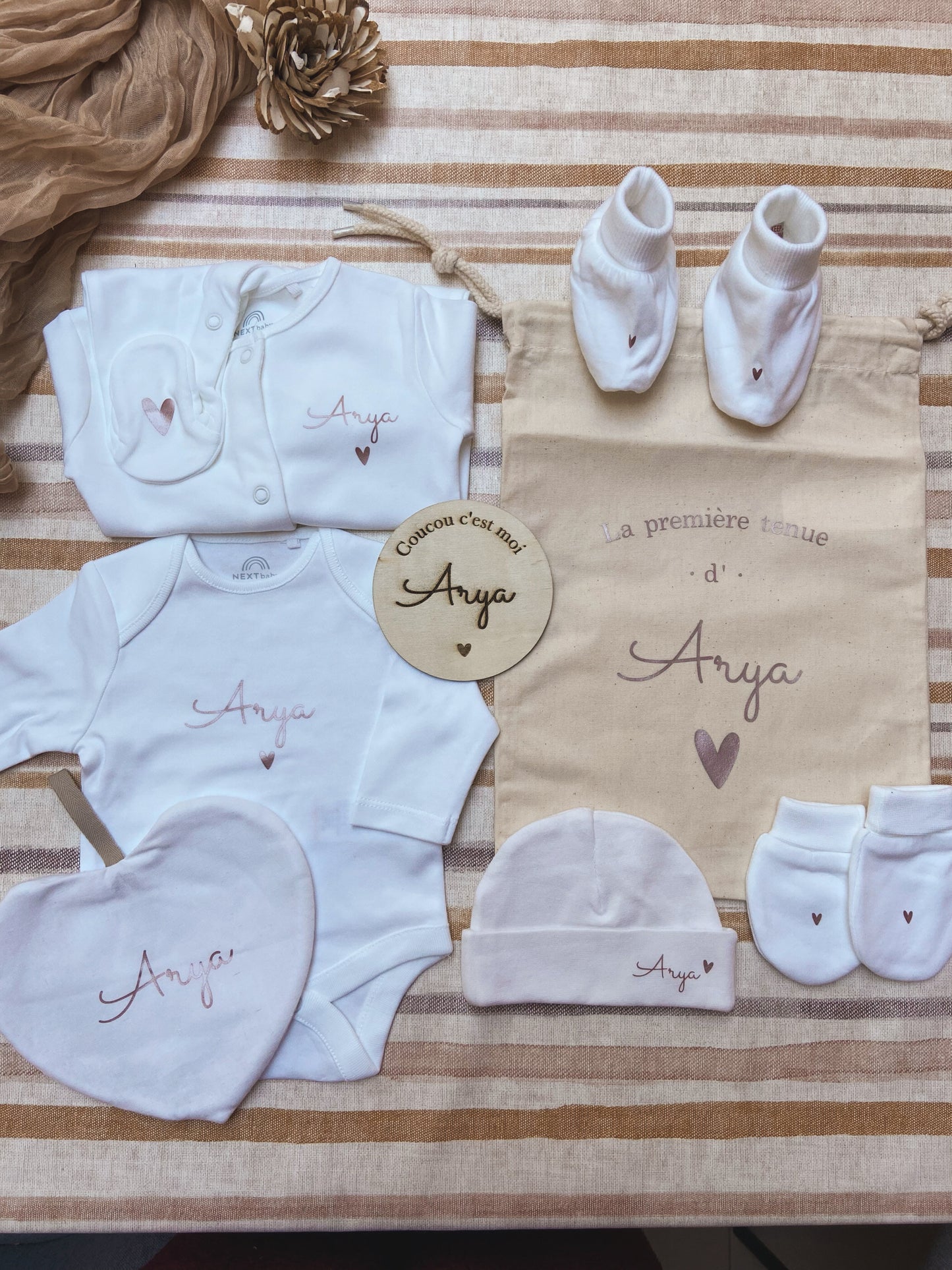 La box naissance : l'essentiel en coton