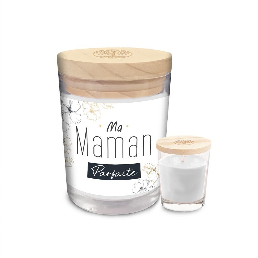Bougie verre "ma maman parfaite"