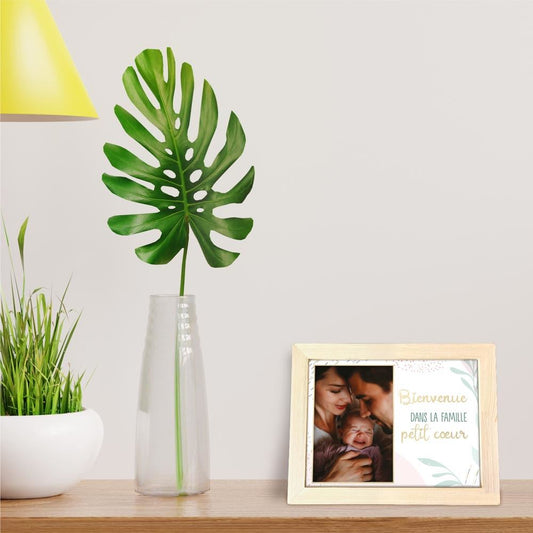 Cadre photo "bienvenue ... petit coeur"