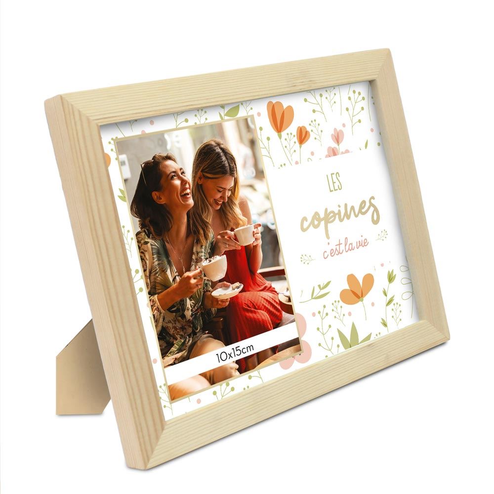 Cadre photo "les copines c est la vie"