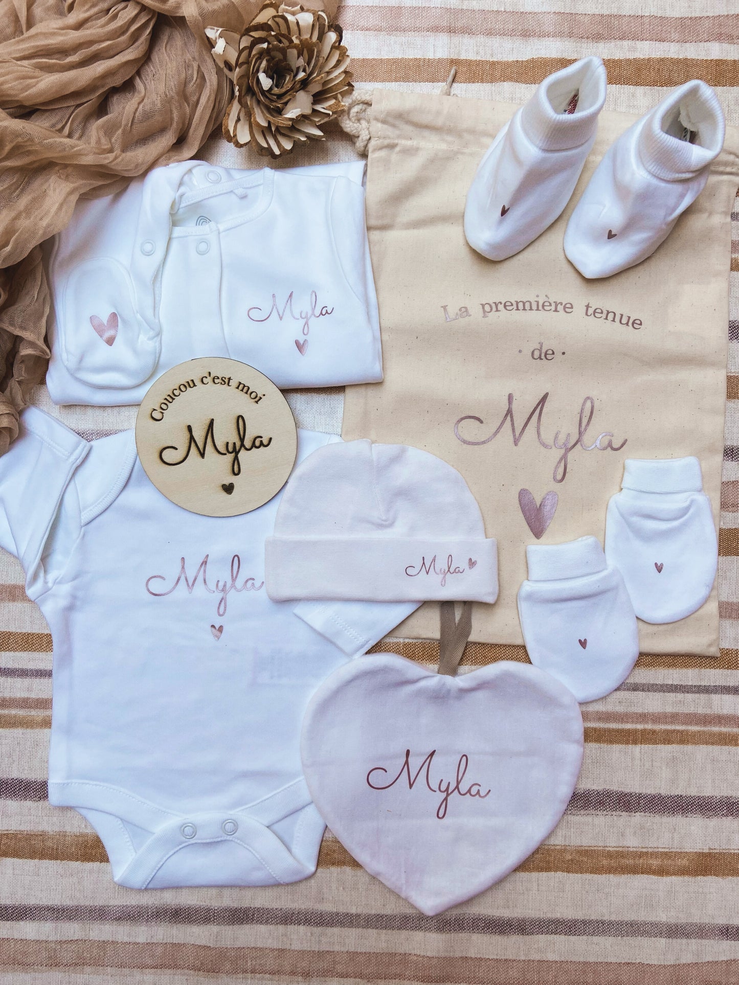 La box naissance : l'essentiel en coton