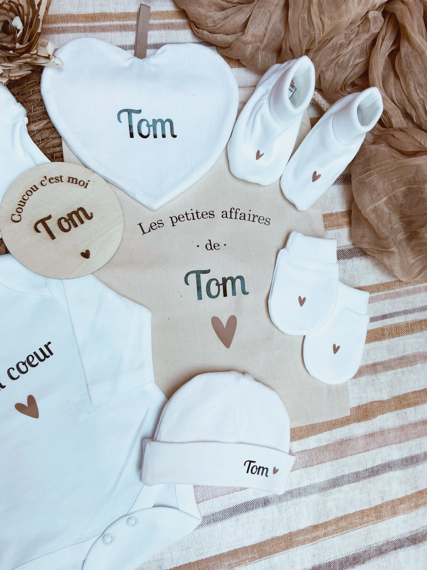 La box naissance : l'essentiel en coton