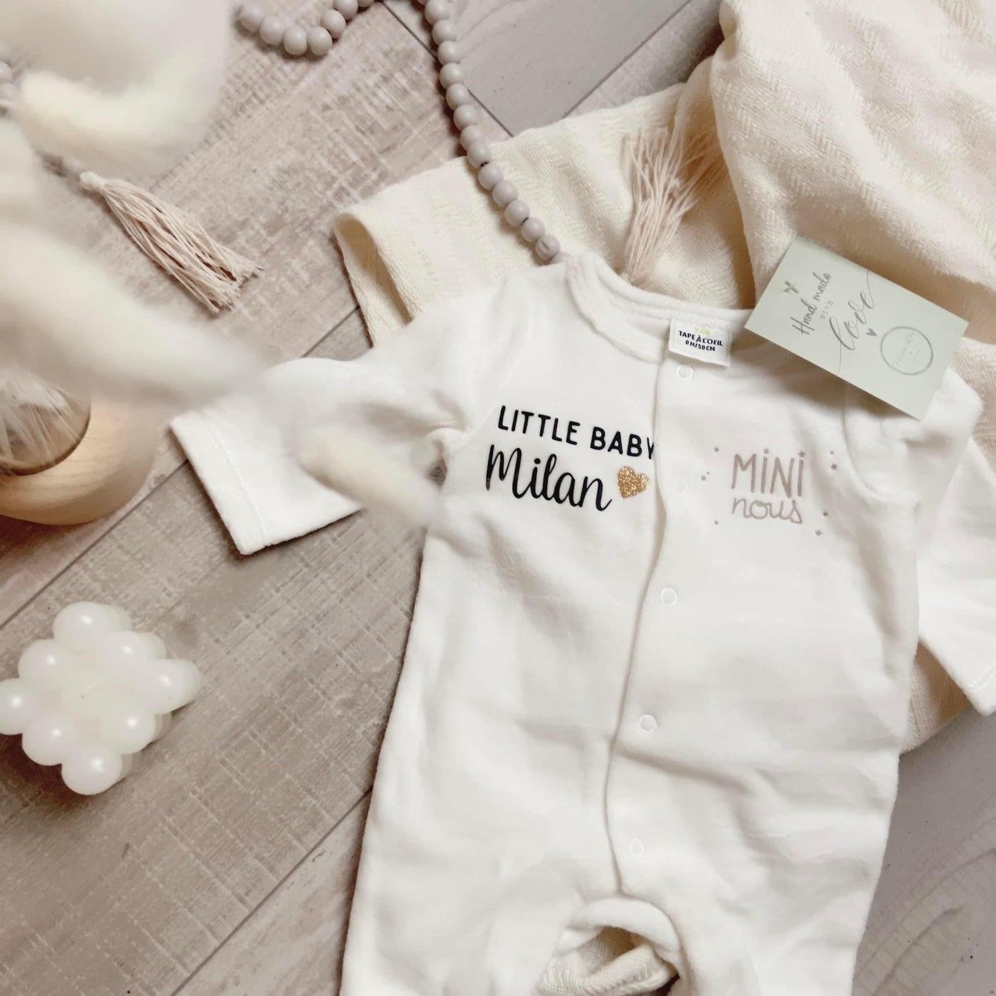 Pyjama en velours Mini-nous
