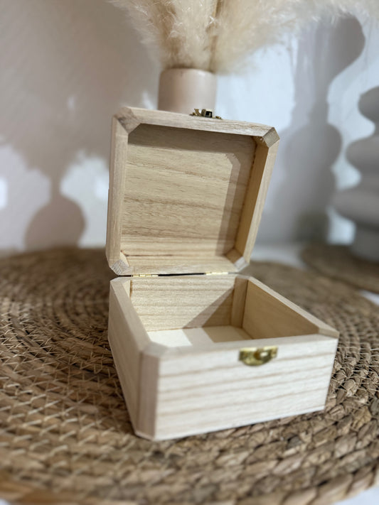 Boite en bois avec photo