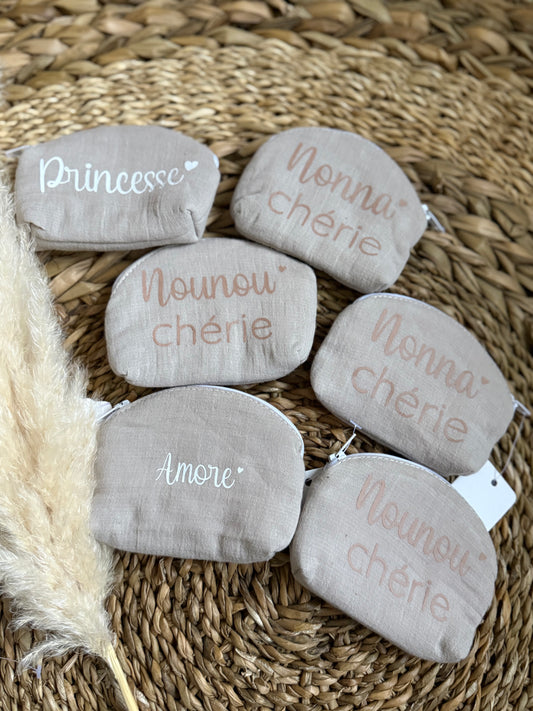 Porte monnaie en gaze