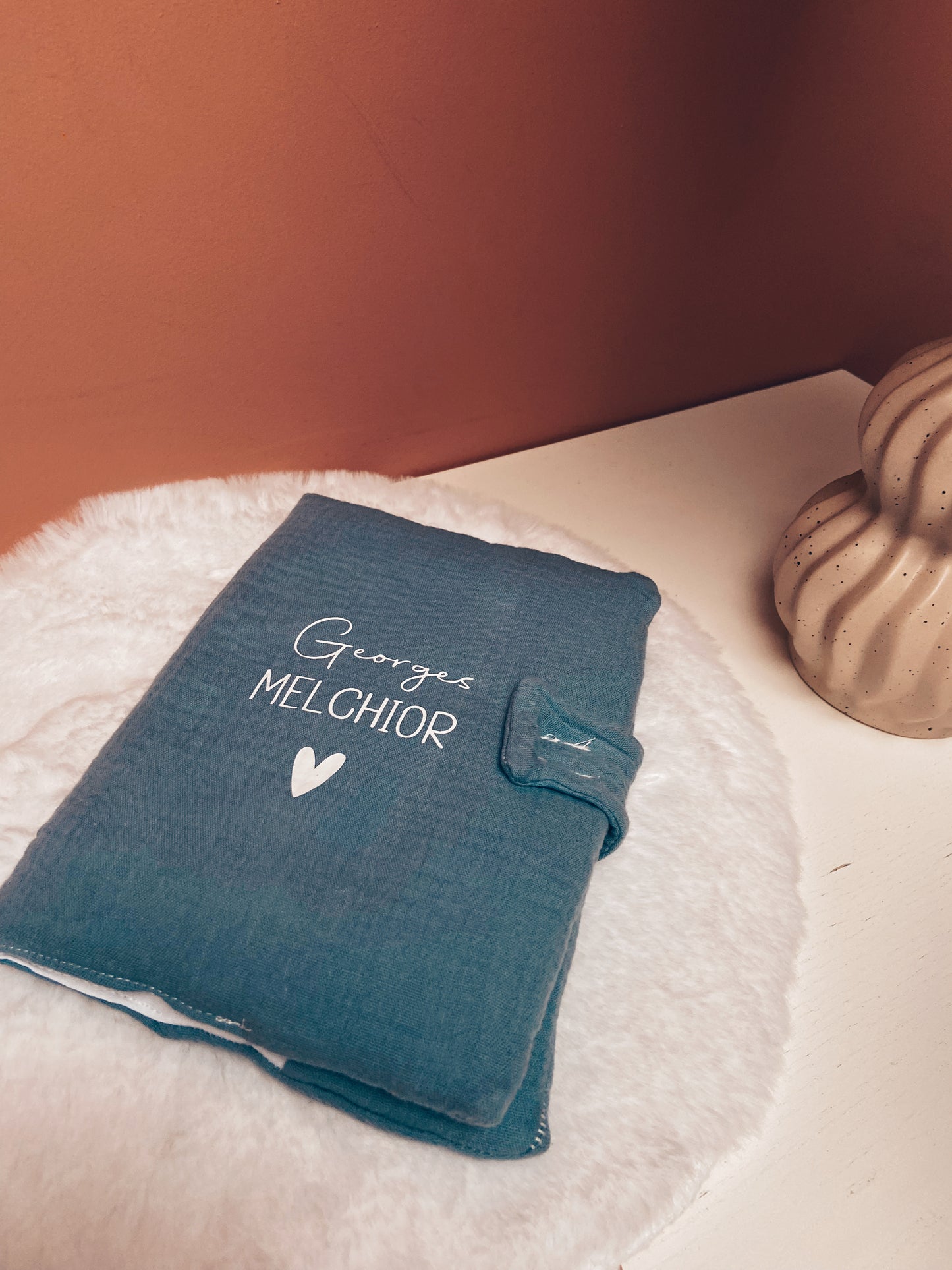 Protège carnet en gaze