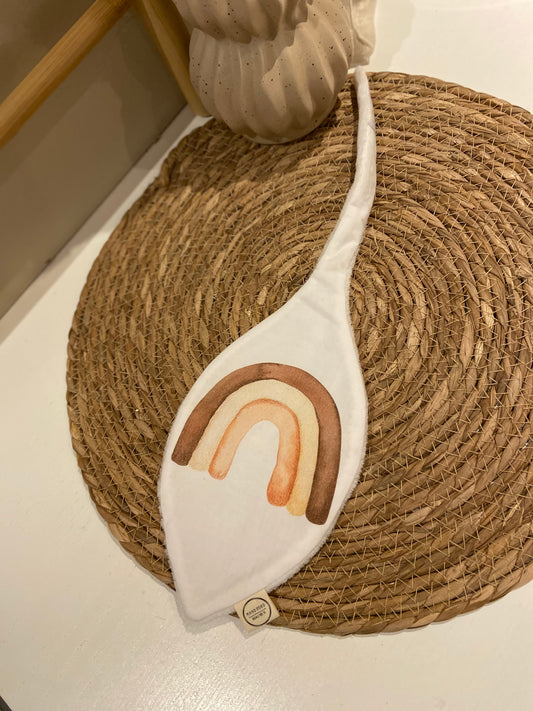 Doudou en forme de feuille