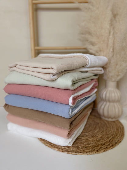 Couverture en gaze bi-matière