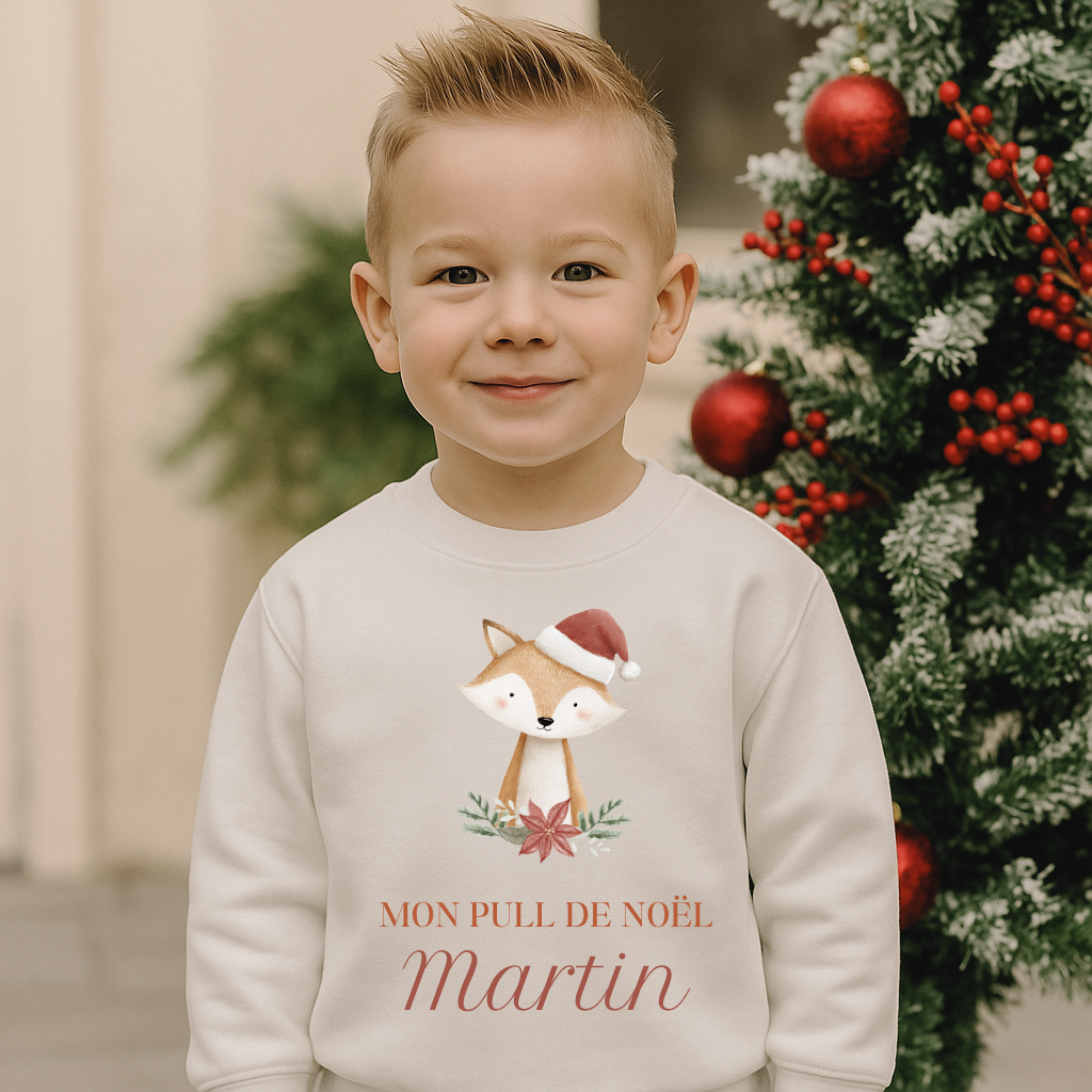 Pull de Noël animaux