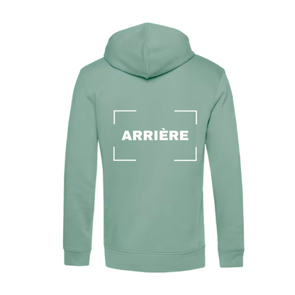 Sweat à capuche adulte sauge