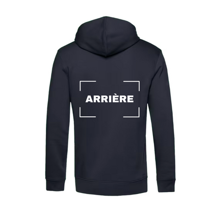 Sweat à capuche adulte bleu marine