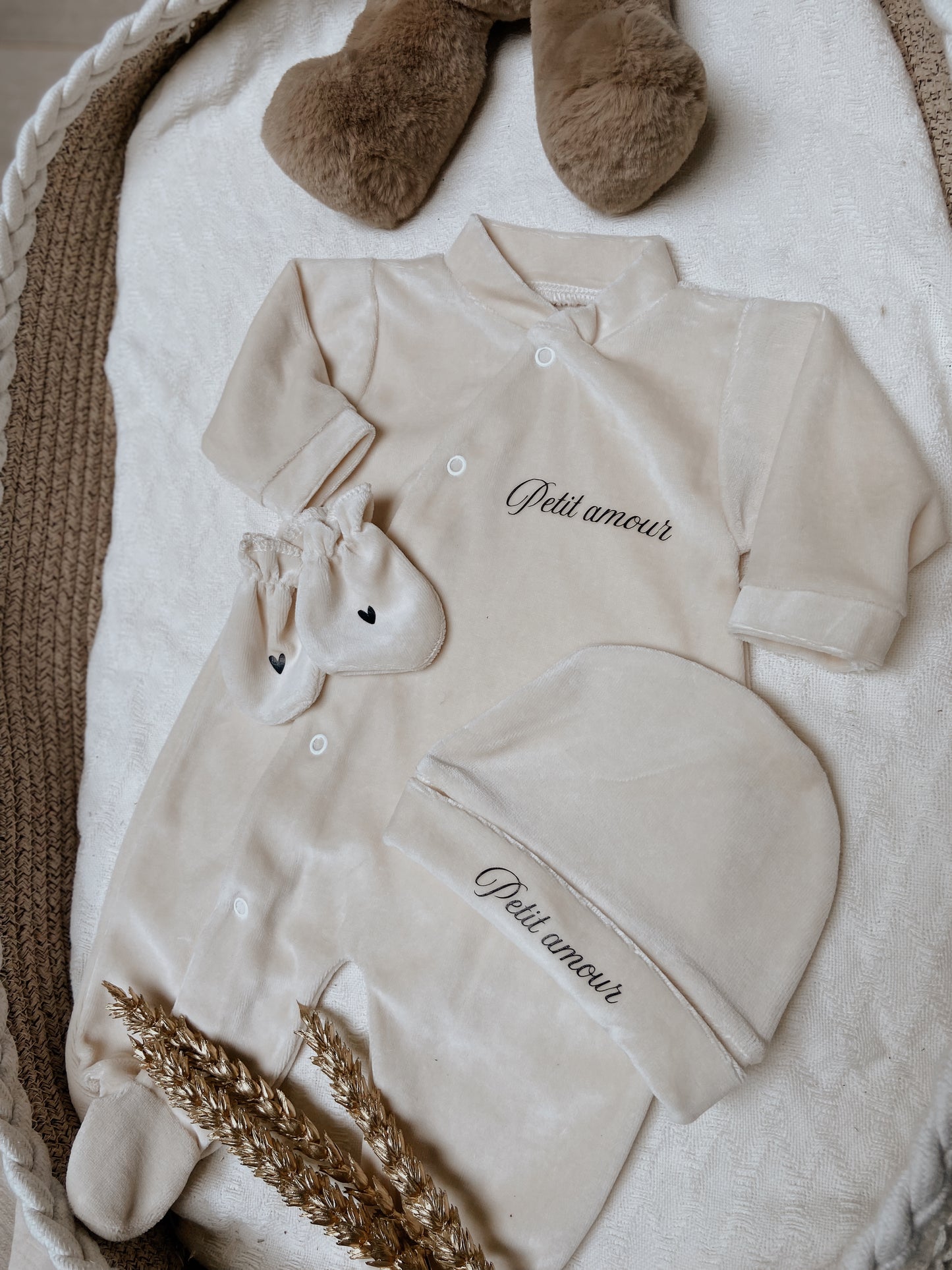 Ensemble 3pc en velours