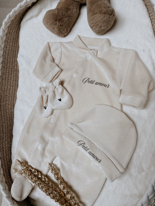 Ensemble 3pc en velours