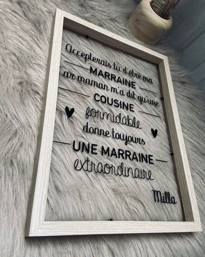 Cadre A4 Citation - demande