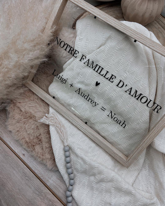 Cadre A4 - Notre famille d'amour