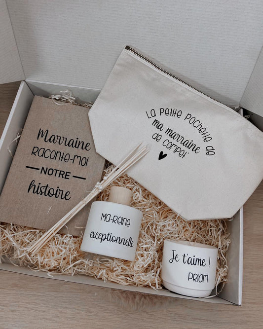 Coffret cadeau beige