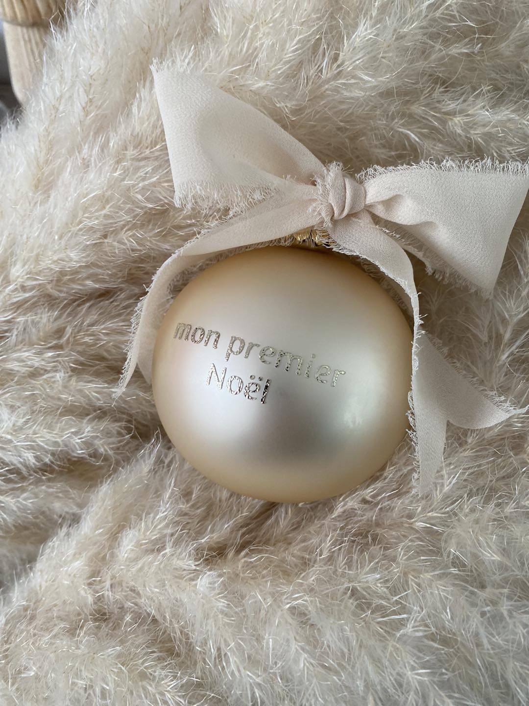 Boule de Noël en verre 10cm