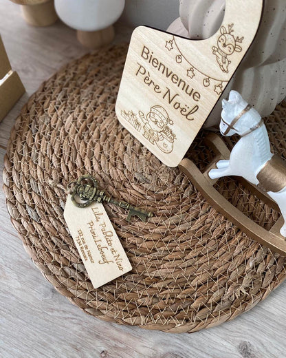 Kit « Bienvenue Père Noël » – Clé magique & lettre