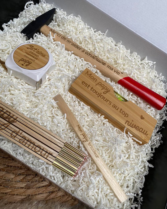Box Bricolage – outils gravés