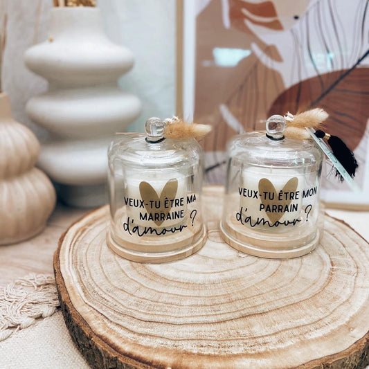 Bougie sous cloche - Demande