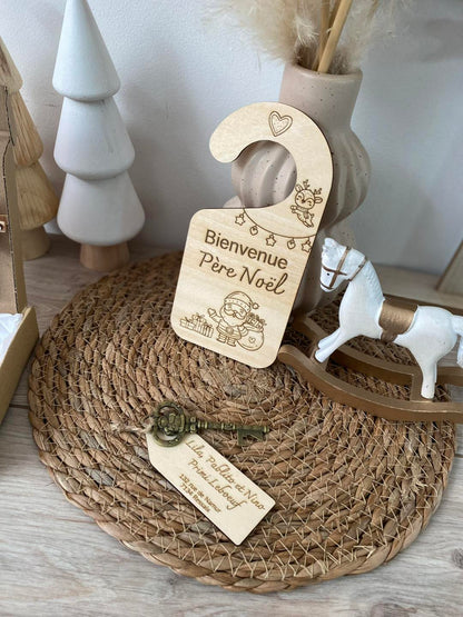 Kit « Bienvenue Père Noël » – Clé magique & lettre