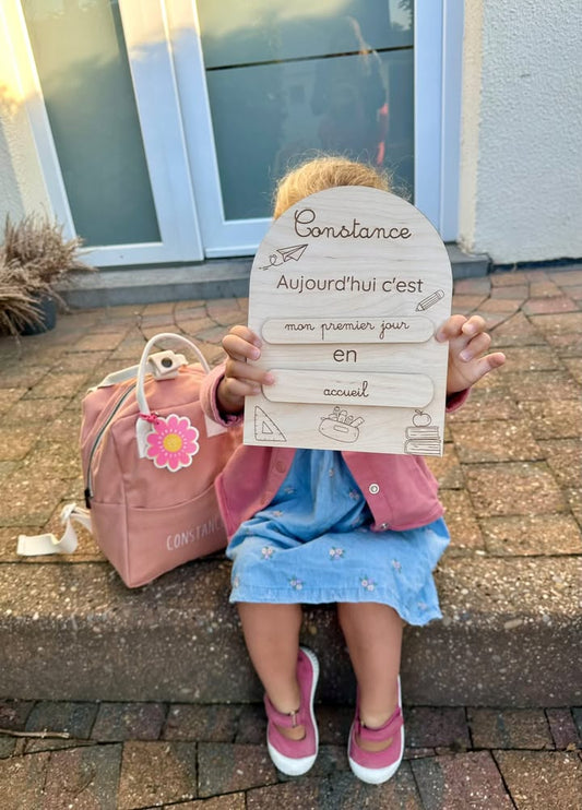 Pancarte rentrée scolaire