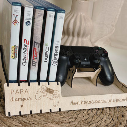 Support pour manette & jeux de PS