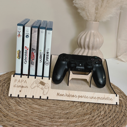 Support pour manette & jeux de PS