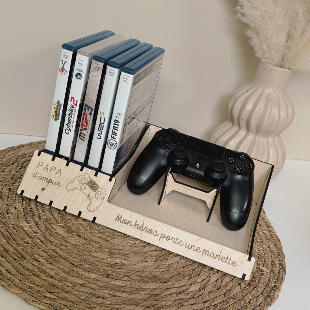 Support pour manette & jeux de PS