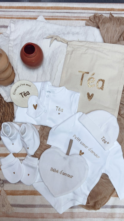 La box naissance : l'essentiel en coton